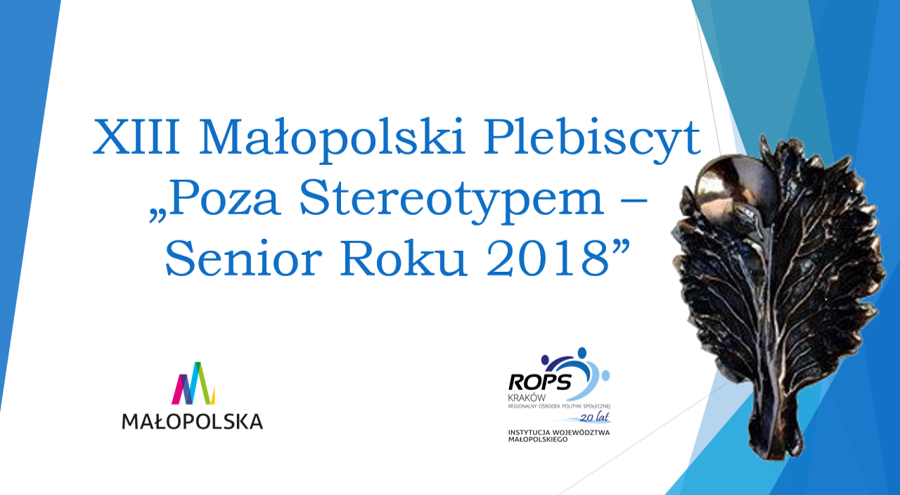 Poza stereotypem - plebiscyt 2018- Malopoplski Senior 2018