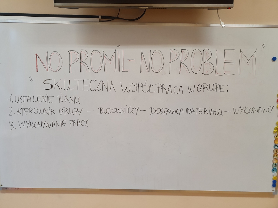 Ogólnopolska Kampania "No promil - no problem" - tablica