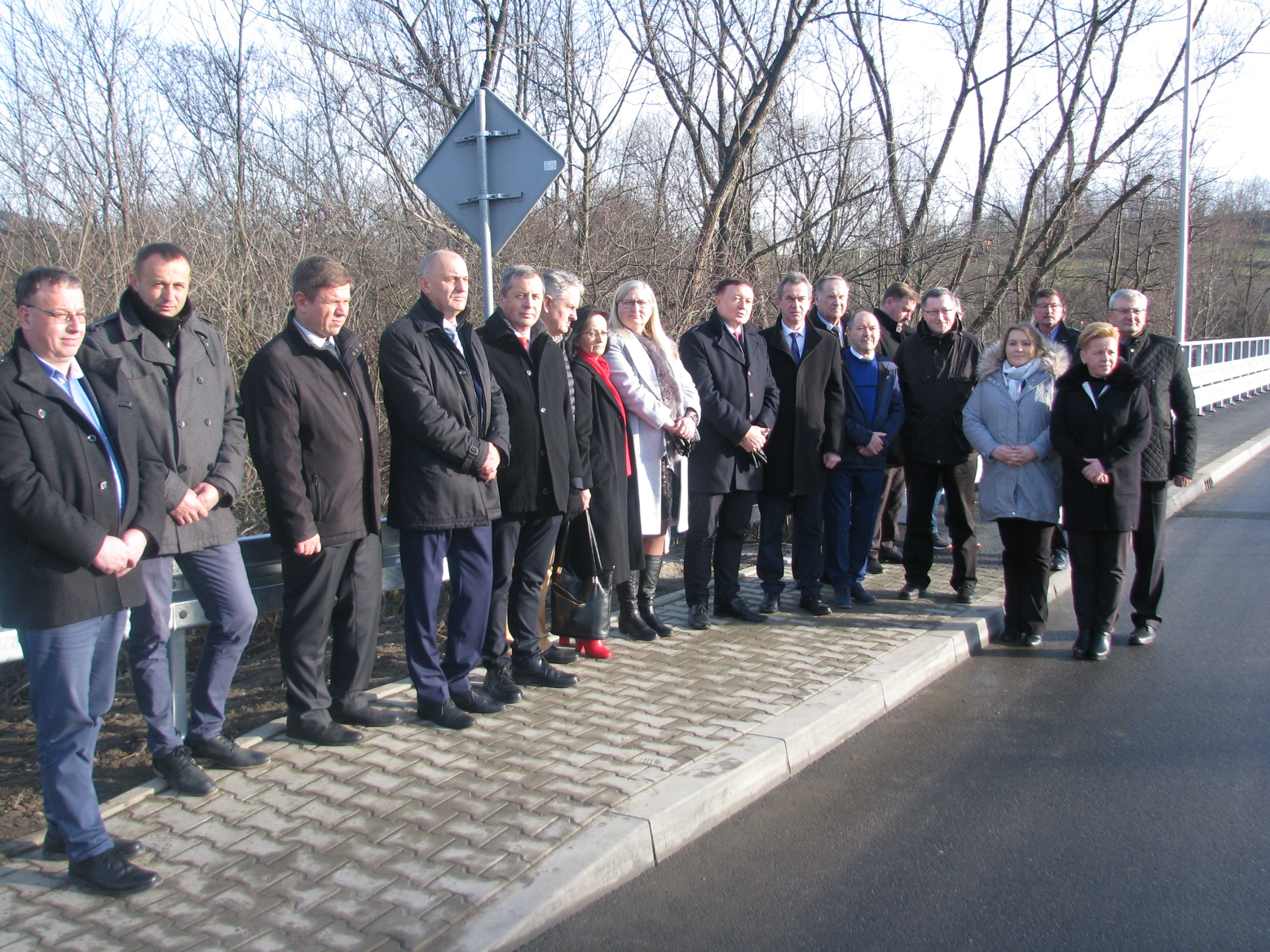 Odbiór Inwestycji drogowych w gminie Limanowa - grudzień 2019