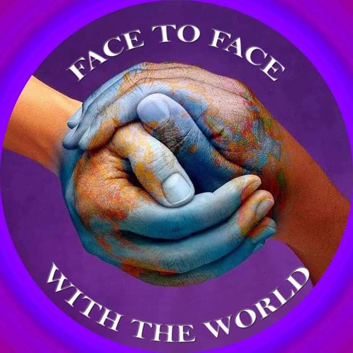 Projekt "Face to face with the world" - logo