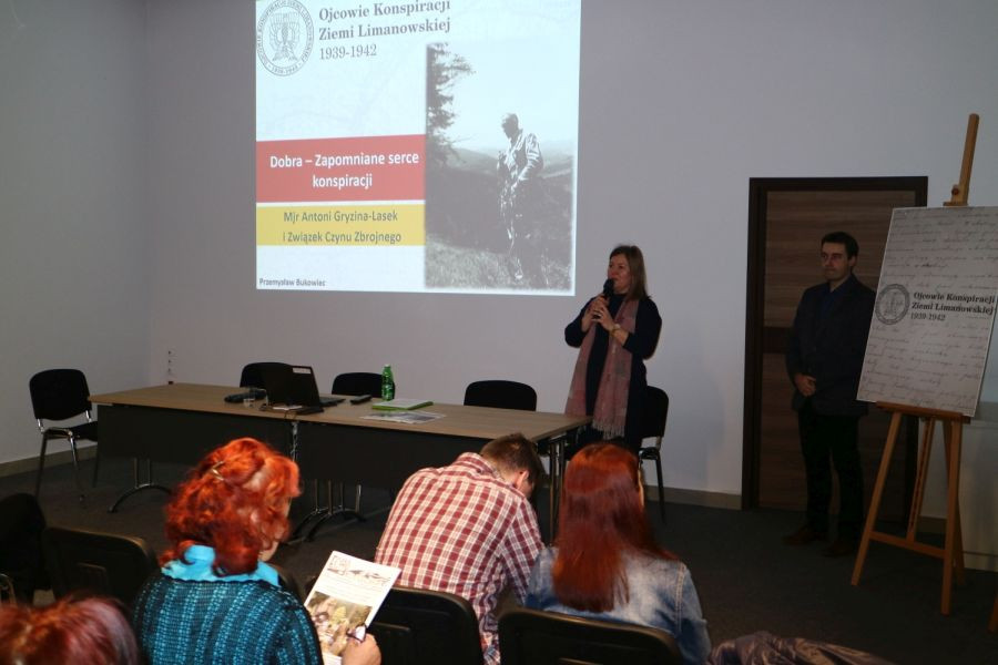 II spotkanie historyczne w ramach projektu: „Ojcowie konspiracji Ziemi Limanowskiej 1939-1942” - prowadzący podczas wykładu