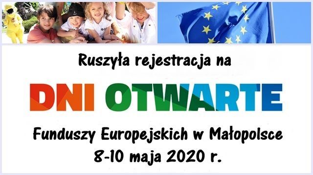 Dni Otwarte Funduszy Europejskich- zaproszenie, plakat