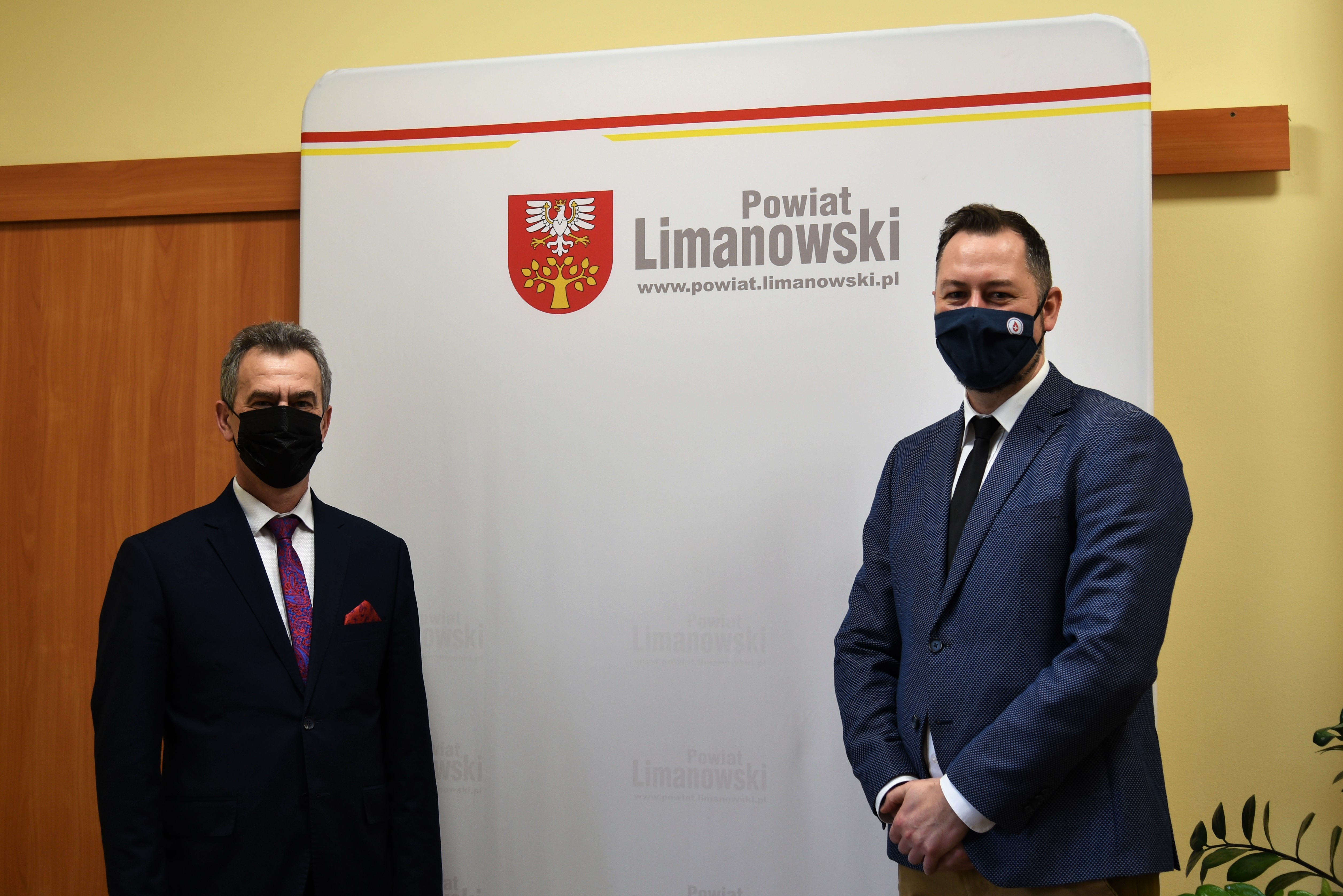 Starosta Limnaowski z Dyrektorem Regionalnego Centrum Krwiodawstwa i Krwiolecznictwa w Krakowie