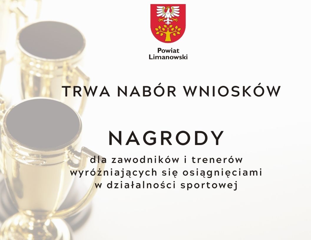 plakat - nabór wniosków - sport