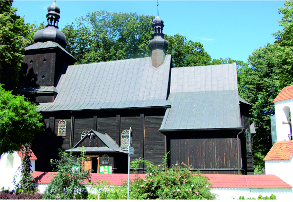 Kościół Łososina G. - widok z zewnątrz