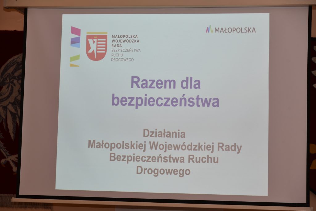 Razem dla bezpieczeństwa. Działania Małopolskiej Wojewódzkiej Rady Bezpieczeństwa Ruchu Drogowego.