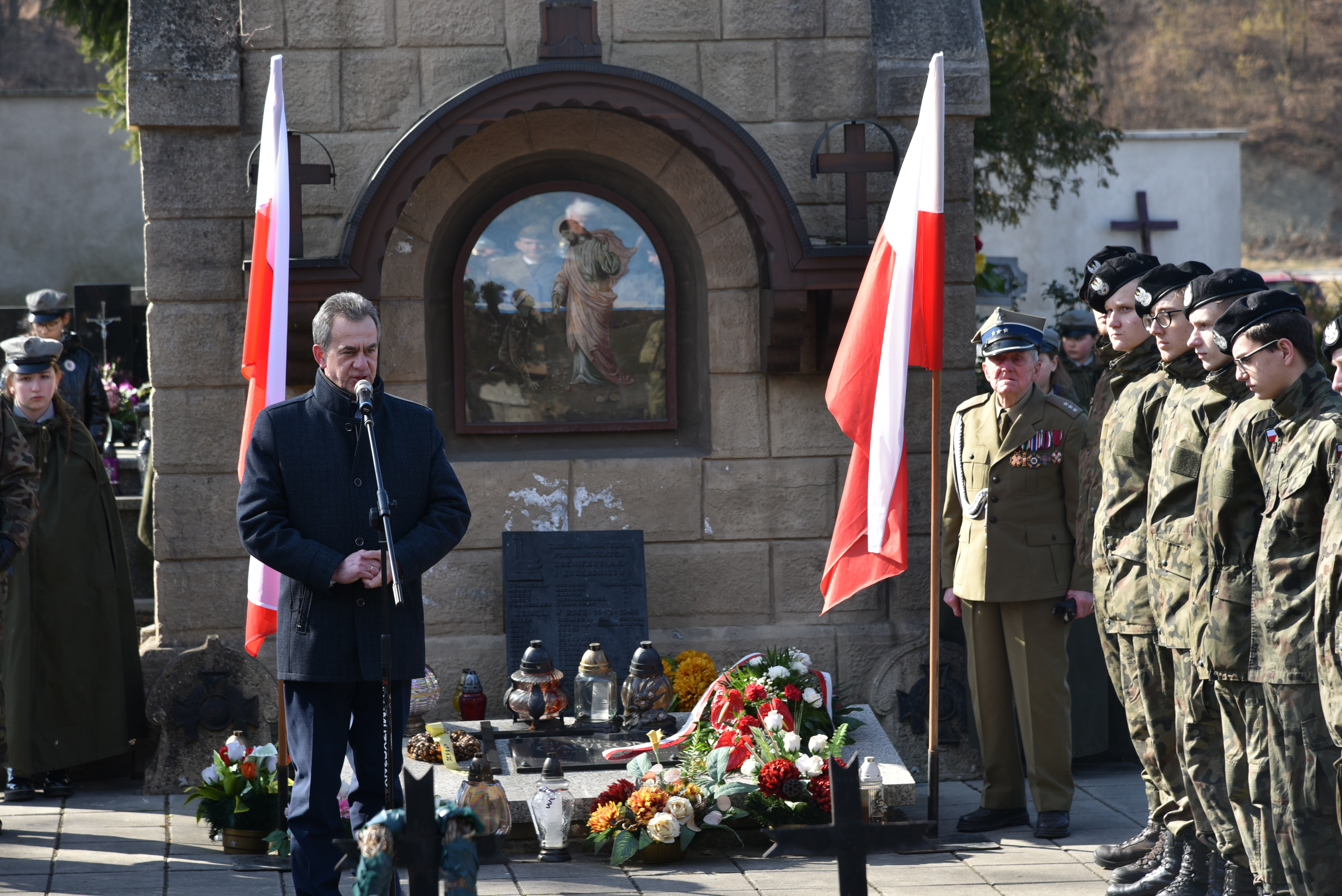 Starosta na Powiatowo - Miejskie Obchody Narodowego Dnia Pamięci o Żołnierzach Wyklętych 2022
