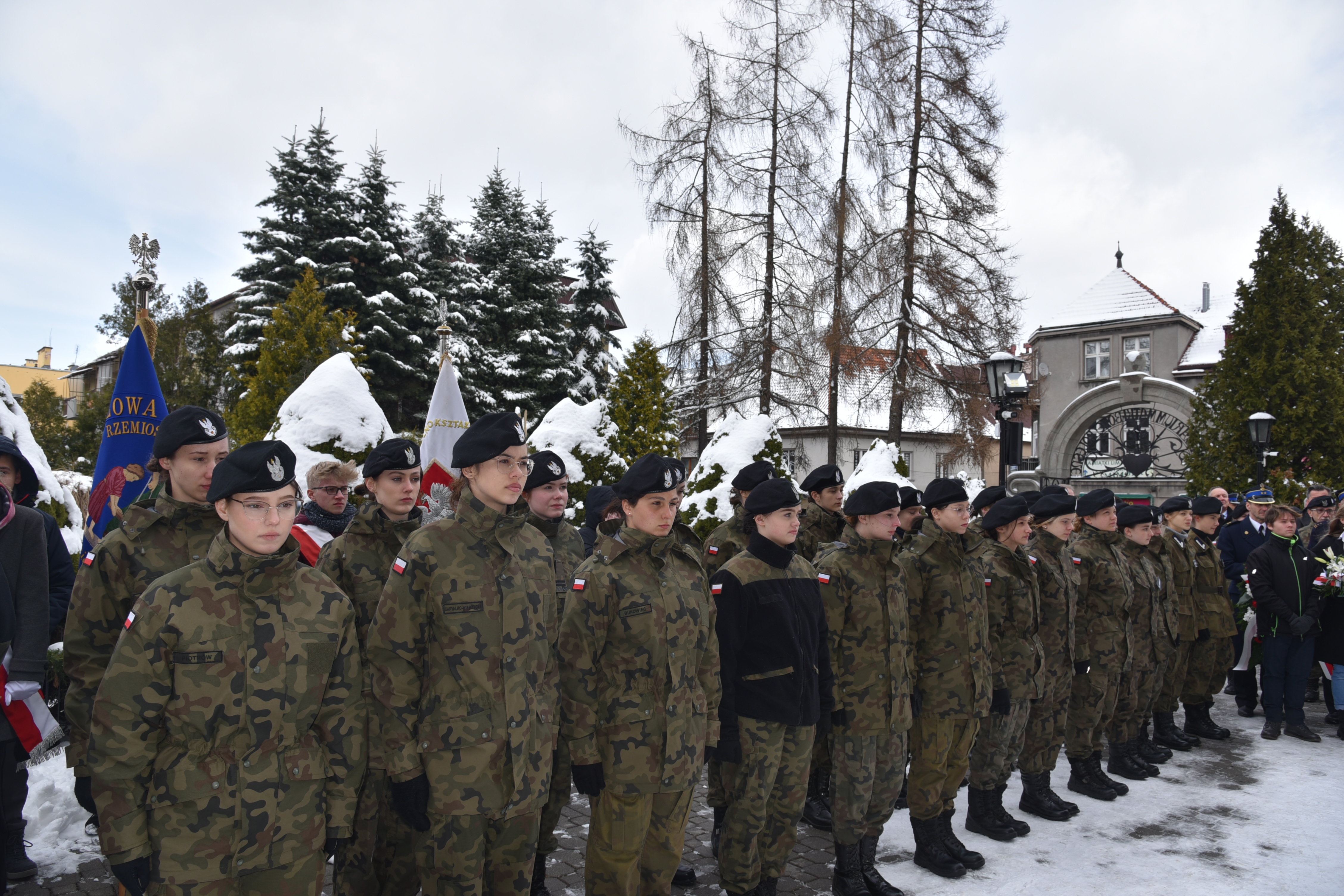 Żołnierze Strzelca z okazji Upamiętnienia 82. rocznicy zbrodni Katyńskiej