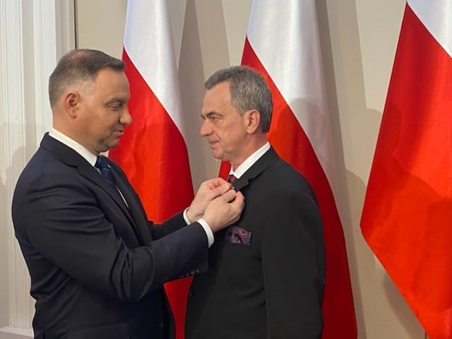 Starosta Mieczysław Uryga oznaczony medalem przez Prezydenta RP Andrzeja Dudę