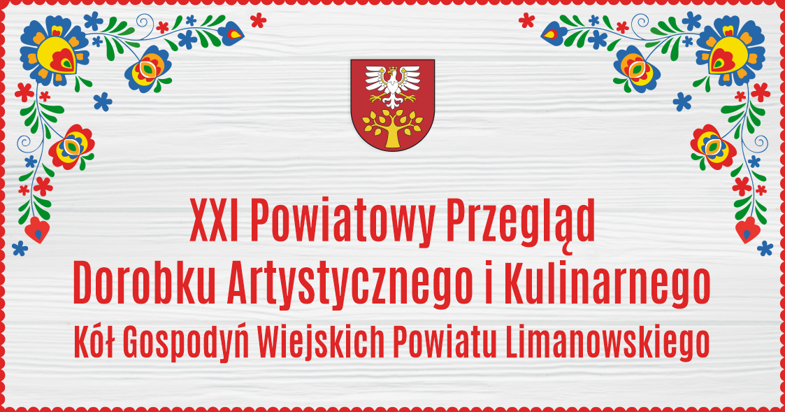 Plakat Przeglądu KGW Powiatu Limanowskiego