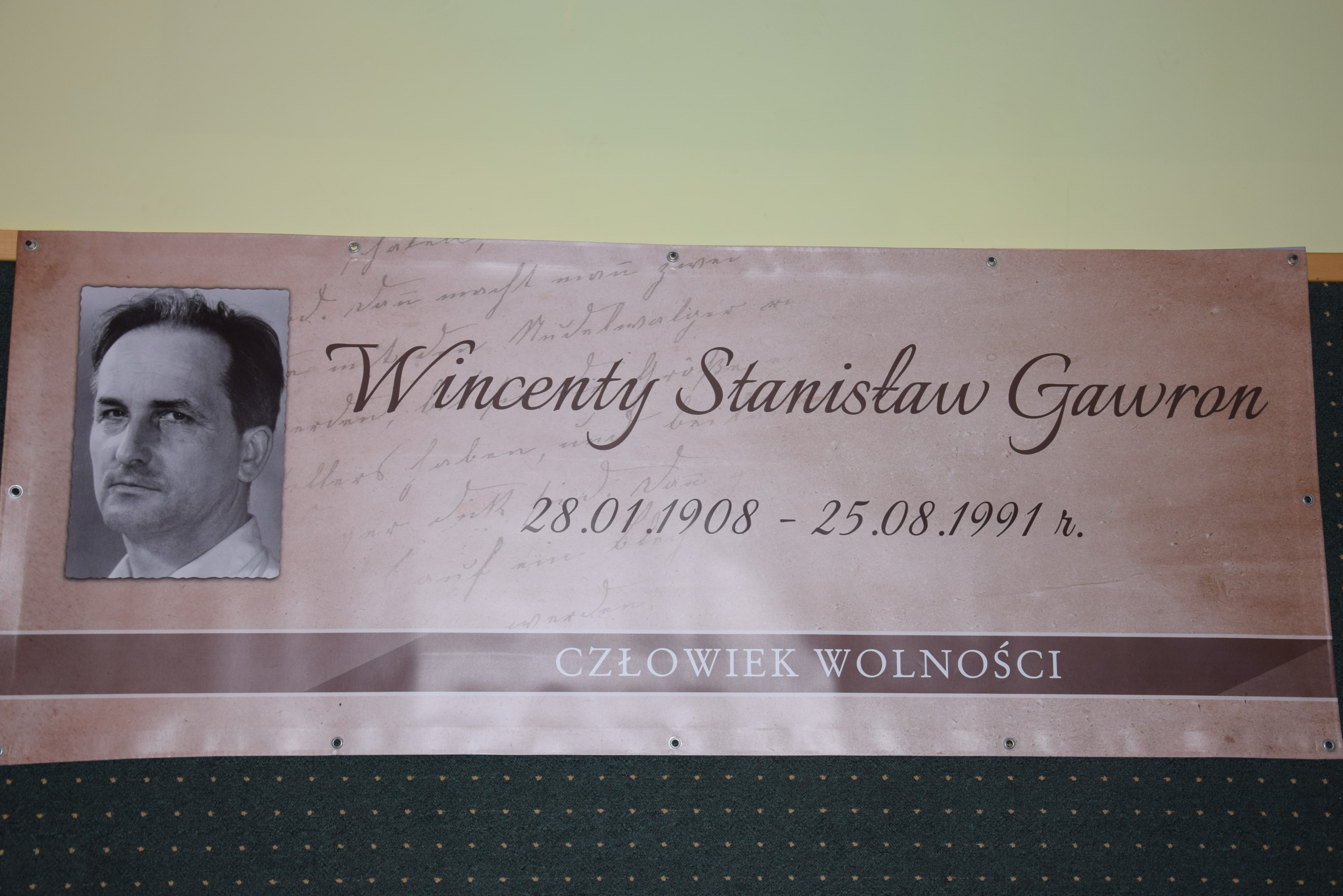 Wincenty Stanisław Gawron banner