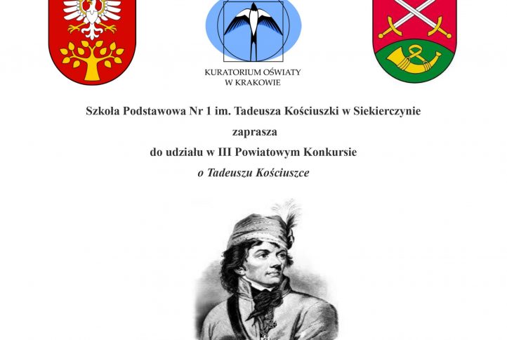 plakat z wizerunkiem Tadeusza Kościuszki