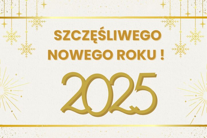 Życzenia noworoczne 2025, grafika