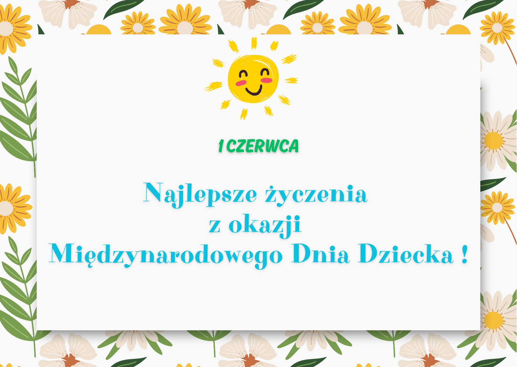 1 czerwca- Święto Dzieci