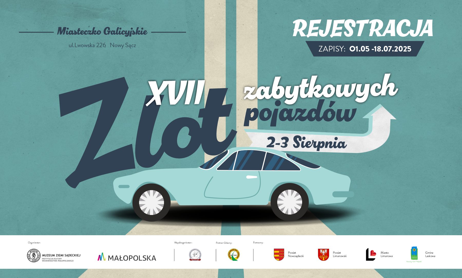 „Zlot Zabytkowych Pojazdów” – zgłoś swój udział w wydarzeniu