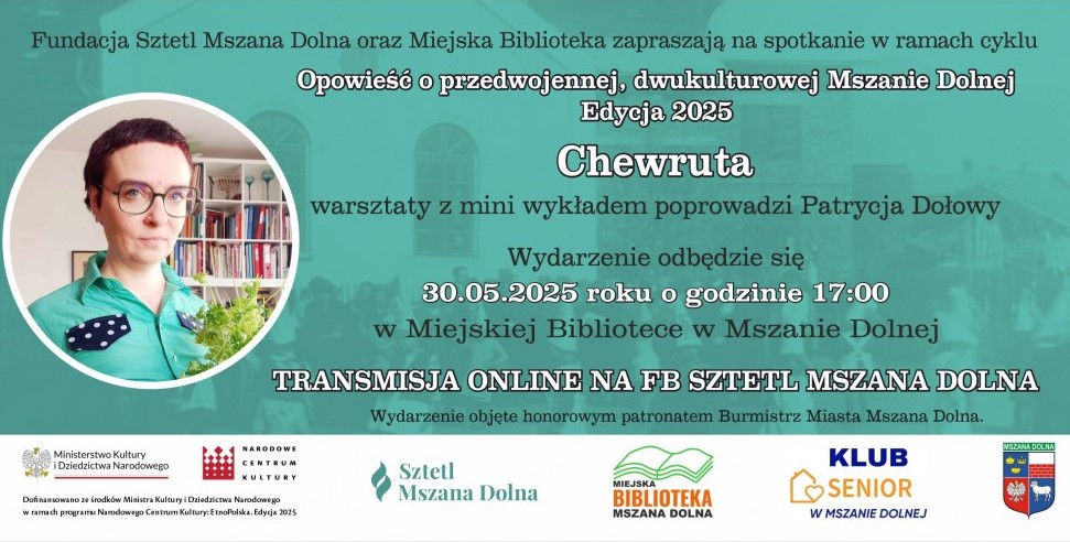 Zapraszamy na warsztaty chewruty – dialogu z Patrycją Dołowy