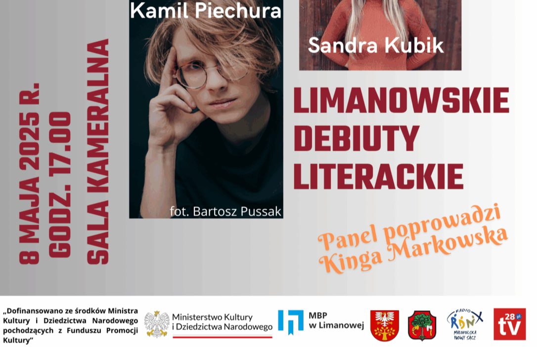 Już wkrótce odbędą się  „Limanowskie Debiuty Literackie” organizowanych przez Miejską Bibliotekę Publiczną w Limanowej