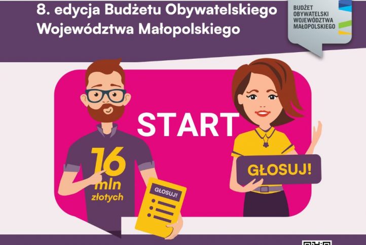 Plakat informujący o starcie głosowania