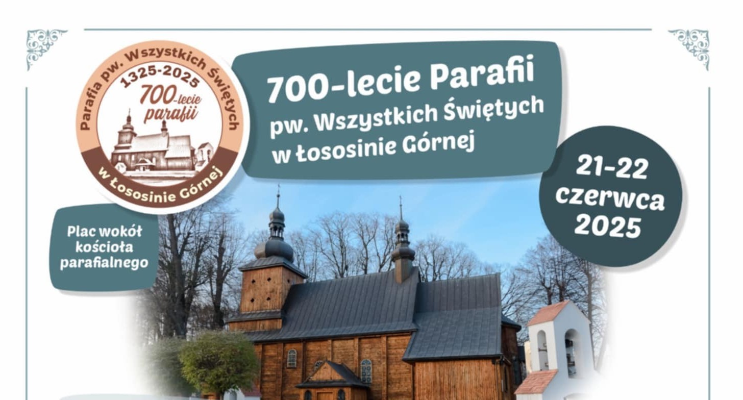 Parafia pw. Wszystkich Świętych w Łososinie Górnej będzie świętować jubileusz – 700-lecie istnienia