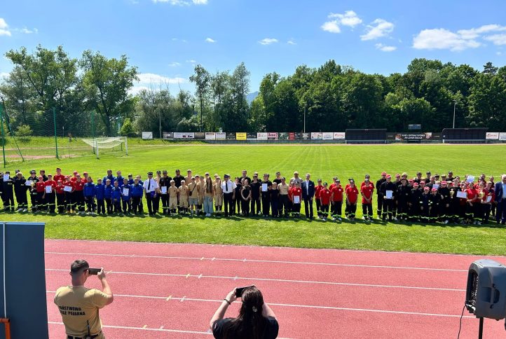XIV powiatowe zawody w sporcie pożarniczym Młodzieżowych Drużyn Pożarniczych odbyły się w Mszanie Dolnej