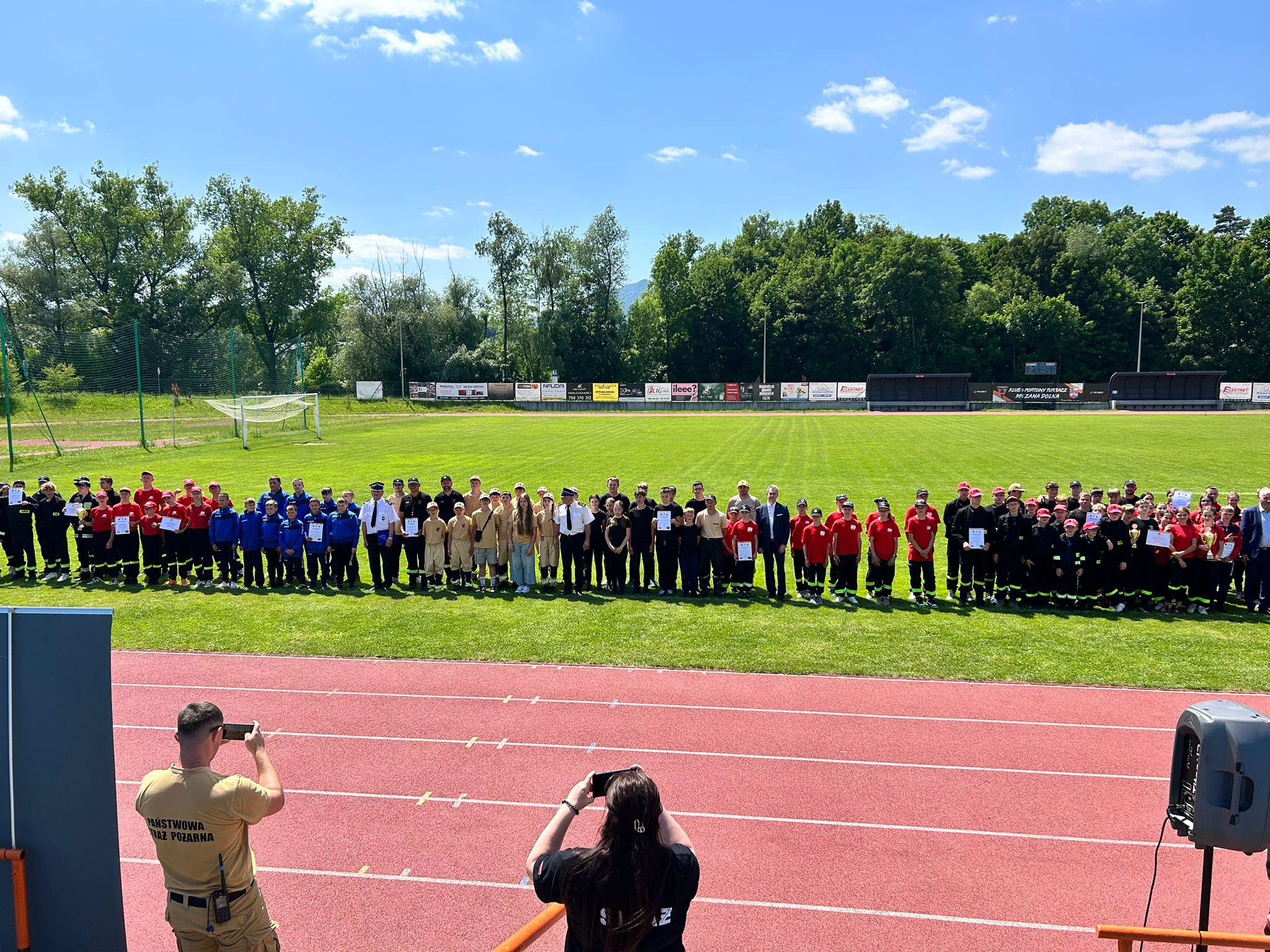 XIV powiatowe zawody w sporcie pożarniczym Młodzieżowych Drużyn Pożarniczych odbyły się w Mszanie Dolnej
